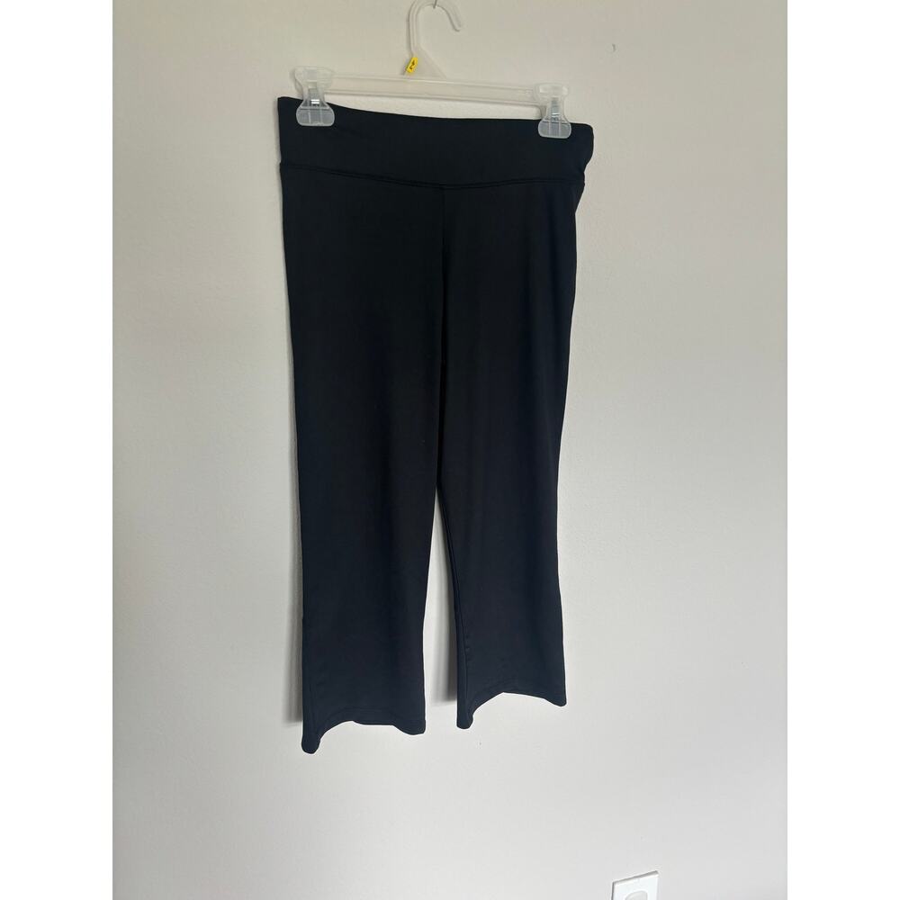 Tail XS Black Cropped Athletic Pants Golf Tennis Workout Stretch Capri Leggings